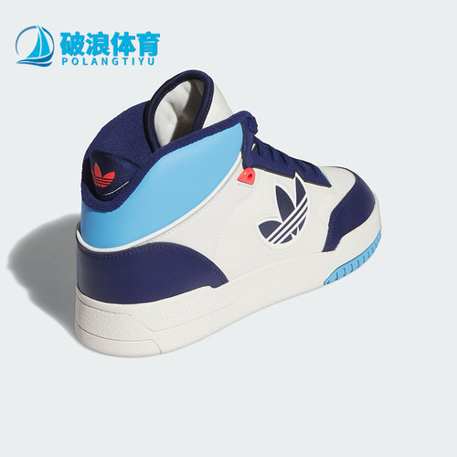 阿迪达斯正品.男女中帮运动板鞋