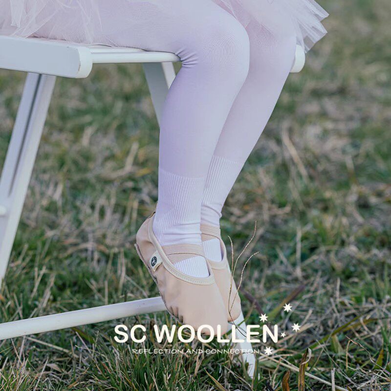 SC Woollen SS25新款女童超好穿澳洲进口牛皮专业舞蹈鞋