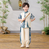 国学夏款 小学生汉服套装 套装 唐装 礼服 幼儿园园服六一表演服新中式