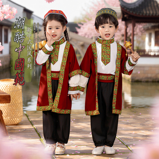 2026男女童新疆舞蹈服装儿童哈萨克族旅拍摄影回族维吾尔族演出服