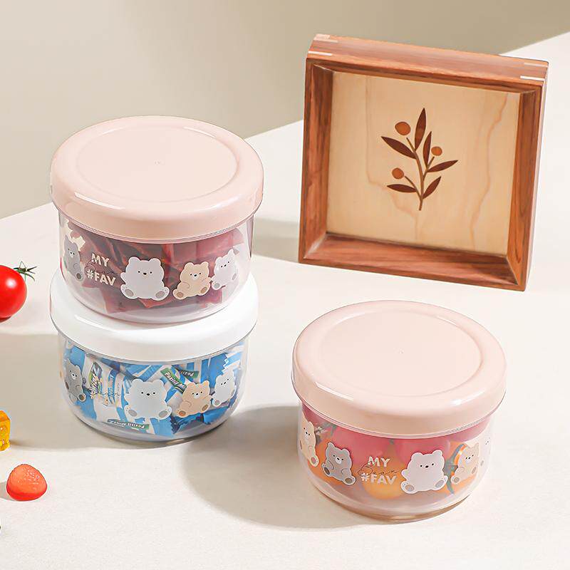 日本进口零食糖果水果便当盒迷你分装收纳宝宝外出便携密封小盒子