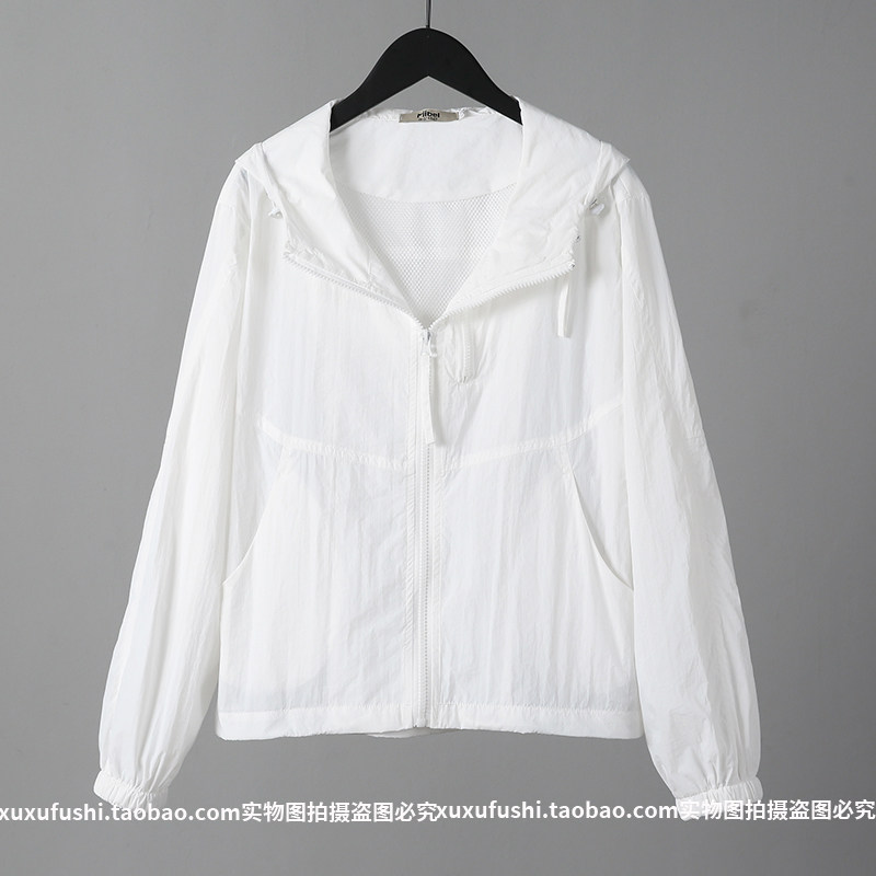 短款宽松薄款防晒服外套
