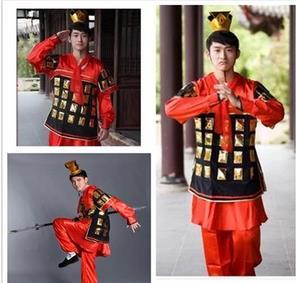 花木兰盔甲将军表演服古装 战袍舞台武士兵马俑满江红合唱岳飞铠甲