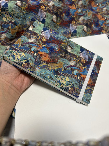 国风山海经手工线缝水彩本手账本摸鱼本鲁本斯300g美甲纹身练习本