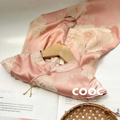 2025夏季 连衣裙小女孩改良旗袍 女童大花旗袍中国风洋气儿童新中式