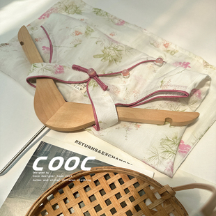 新中式童装国风女童汉服旗袍裙儿童改良国风夏季女宝宝挂脖连衣裙