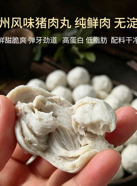 仲堂鲜漳州猪肉丸子无淀粉肉圆