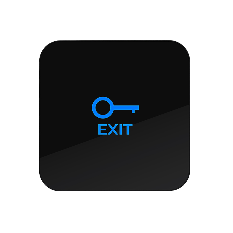 触摸式门禁开关自动复位 窄小长条开门按钮 86型面板明装出门按钮