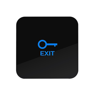 触摸式门禁开关自动复位 窄小长条开门按钮 86型面板明装出门按钮