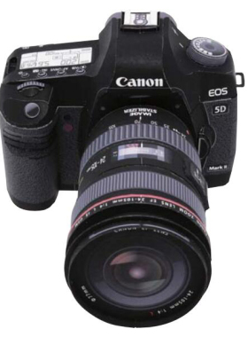 益智DIY手工制作仿真EOS相机佳能5D单反照相机3D纸质模型纸艺玩具