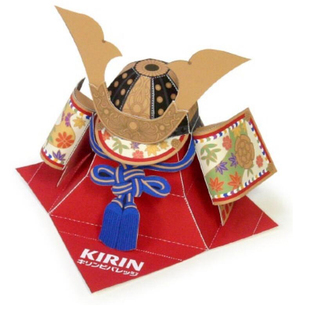 儿童益智DIY立体手工制作卡通战国武将头盔摆设3D纸模型纸艺玩具