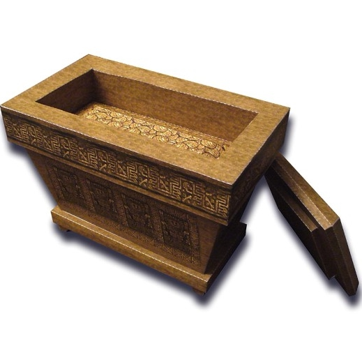 儿童益智diy手工制作古代埃及法老王棺材3d纸模型纸艺玩具摆件