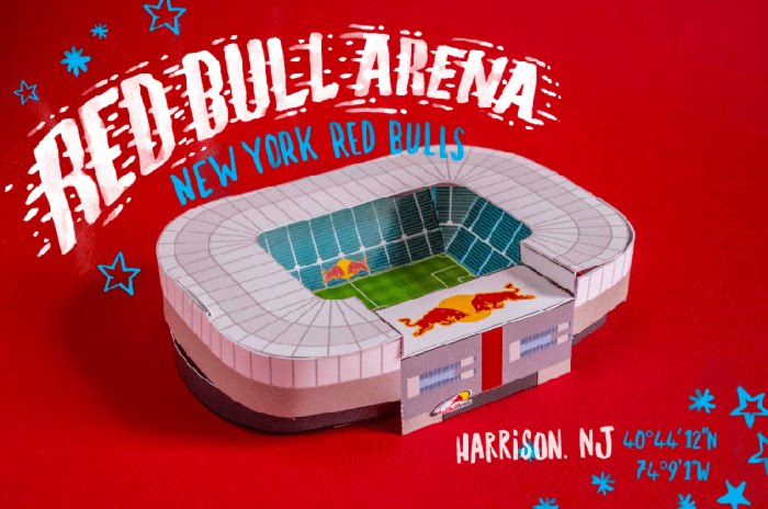 儿童益智diy立体手工制作迷你足球场体育场建筑3d纸质模型玩具