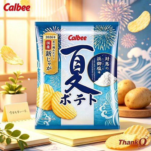 日本进口卡乐比夏季限定薯片