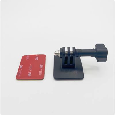 适用Gopro12/11/10/9/8大疆Action4弧形曲面一体底座头盔固定支架