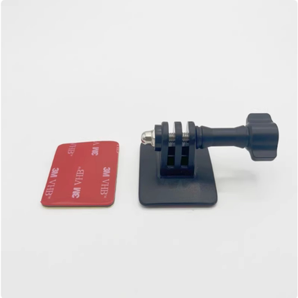 适用Gopro12/11/10/9/8大疆Action4弧形曲面一体底座头盔固定支架