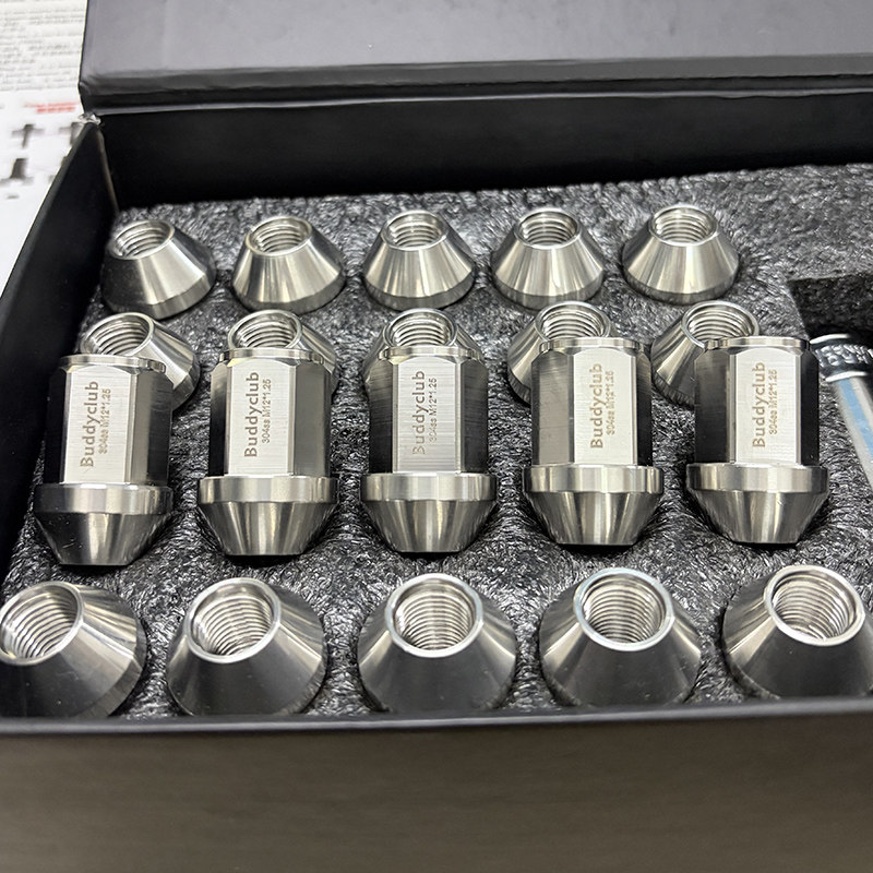 锻造304不锈钢改装轮毂螺丝母帽轮胎适合凯迪拉克君威君越迈锐宝