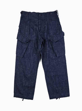 ksd016-2自制10.5OZ棉麻靛蓝牛仔复刻royal navy 养牛牛仔裤