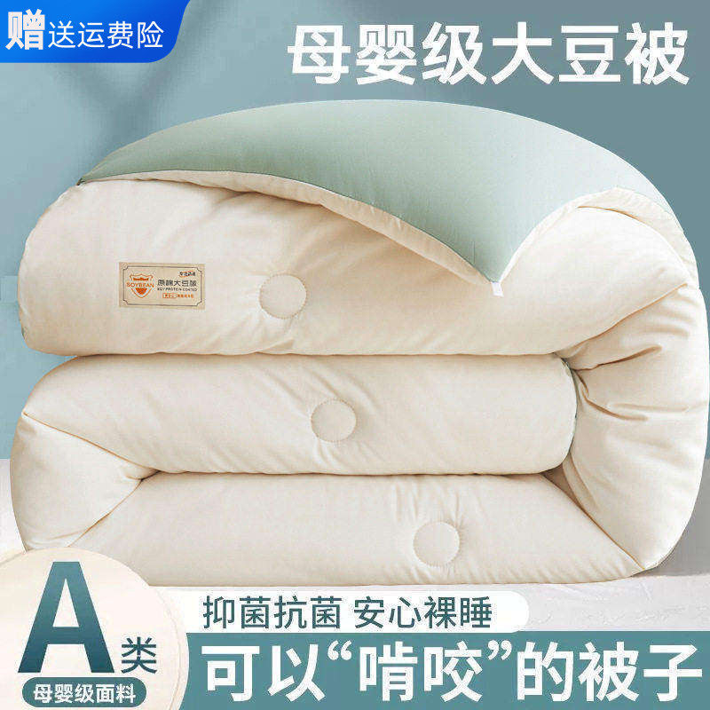 原棉全棉大豆纤维被子春秋被芯