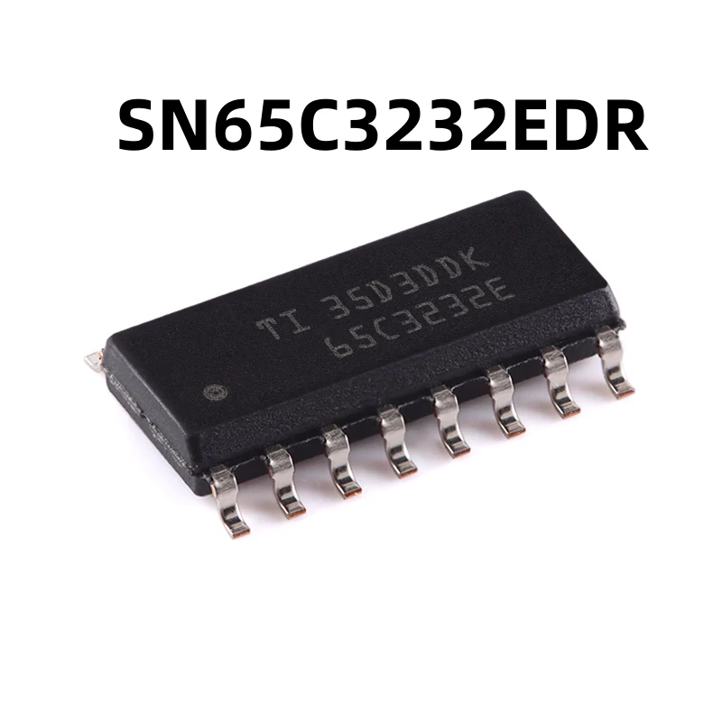 SN65C3232EDR 原装正品SOIC-16 RS-232线路驱动器/接收器芯片