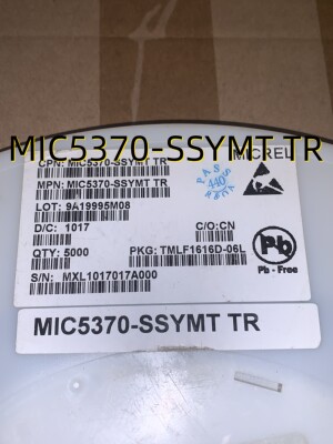 MIC5370-SSYMT TR 10+ MLF6 原装现货