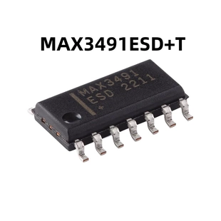 3.3V 原装 MAX3491ESD 485RS SOIC 10Mbps真RS 422收发器芯