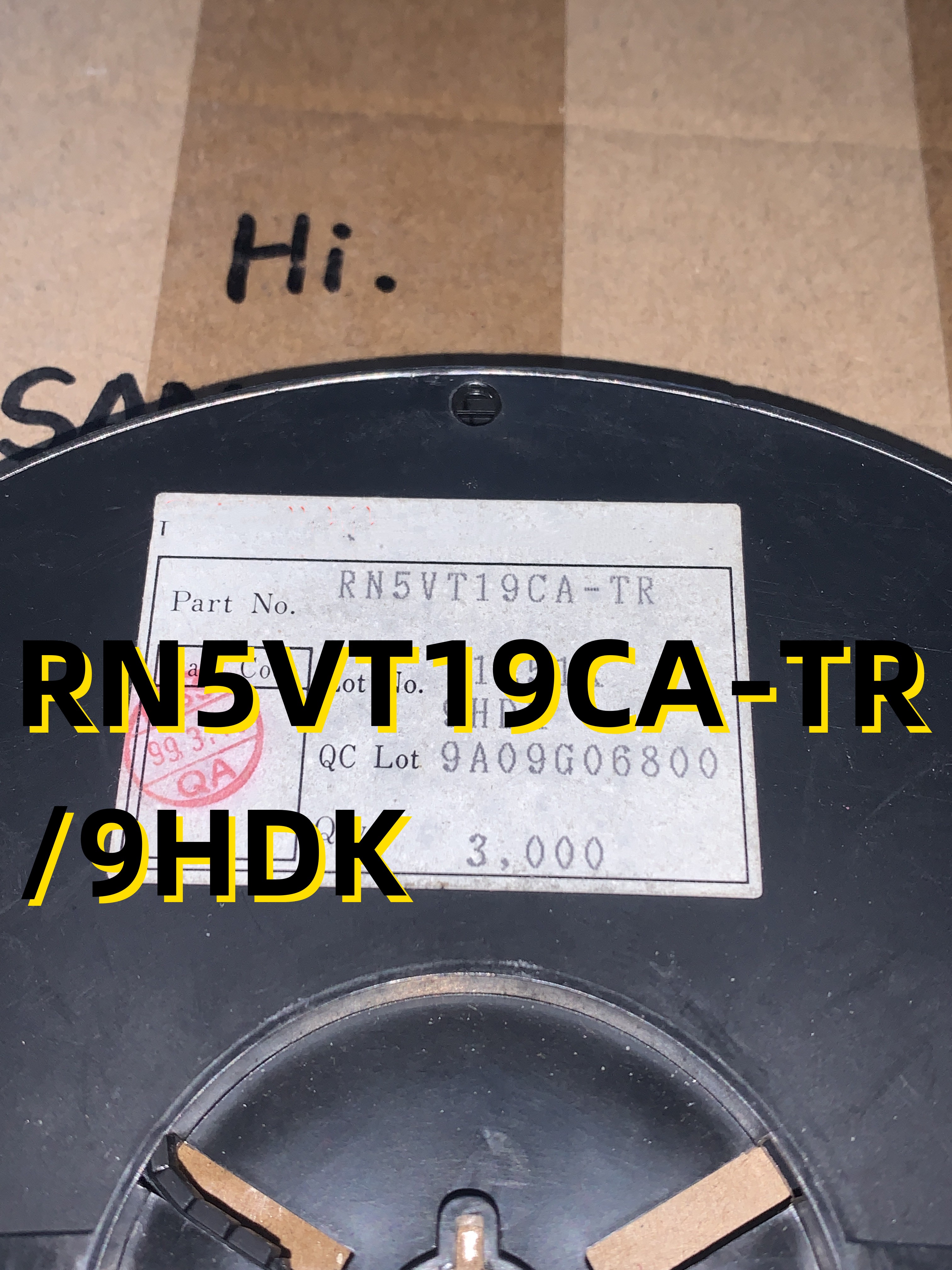 RN5VT19CA-TR/9HDK  99+  SOT23-5  原装现货