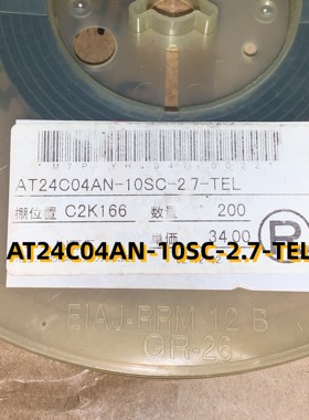 AT24C04AN-10SC-2.7-TEL 02+ SOP8 原装现货