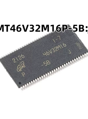 MT46V32M16P-5B:J TSOP-66 512Mb DDR SDRAM原装正品内存存储芯片