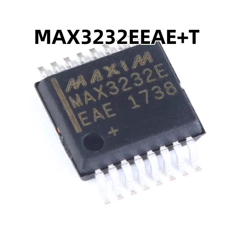MAX3232EEAE+T SSOP-16 原装 RS232收发器 芯片