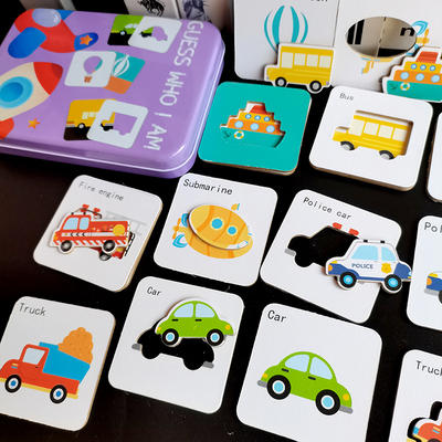 想象力发挥思维幼儿认识铁盒拼图