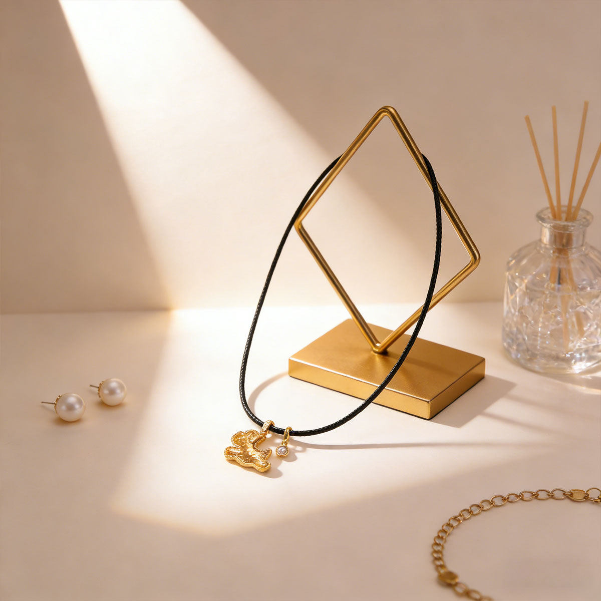 【小狗】新中式轻奢小众高级感小狗吊坠项链女气质时尚百搭锁骨链,饰品/流行首饰/时尚饰品新,项链,淘宝优惠券,粉丝福利购,淘宝优惠卷