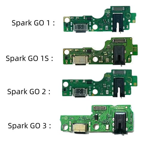 适用于传音Tecno Spark Go1/1S/2/3 KN3原装手机充电接口尾插小板