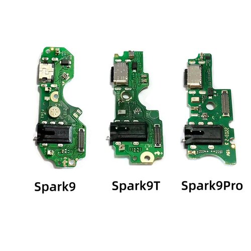 适用于Tecno传音Spark 9 9T 9Pro KH7/6原装手机充电接口尾插小板