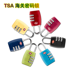 出国海关锁 tsa密码锁拉杆箱包旅行箱防盗锁托运通关锁行李箱挂锁