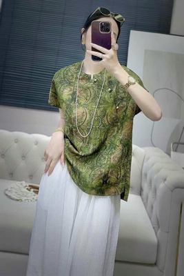 2025新款春夏女装时尚度假风白色女式高品质女式休闲女款时尚衬衫
