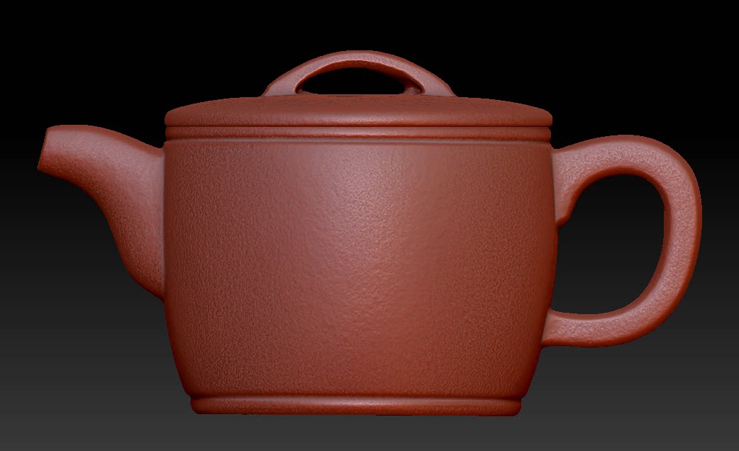 紫砂壶 茶壶 三维立体图 圆雕图 模型 3d stl 精雕 木雕 雕刻图