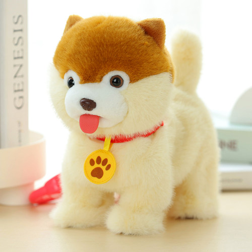 舔舔狗毛绒机器猫会走会叫