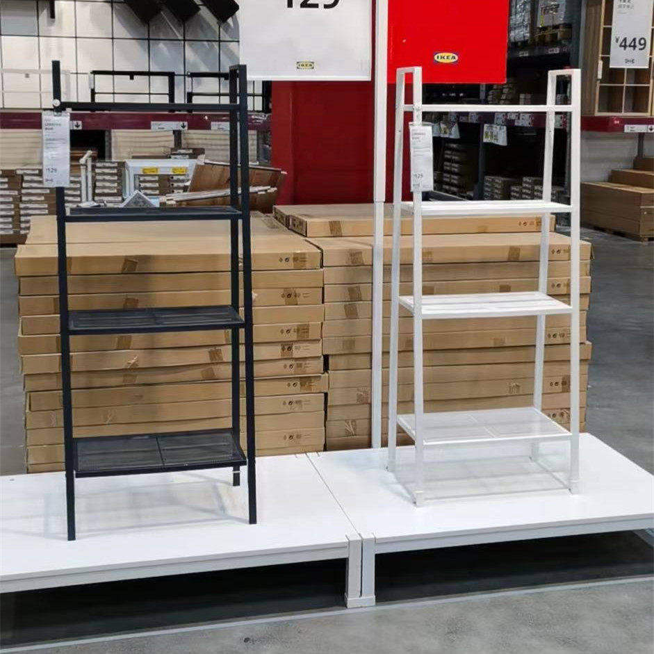 IKEA宜家家居勒伯格置物架搁板柜花架厨房储物收纳架落地国内代购