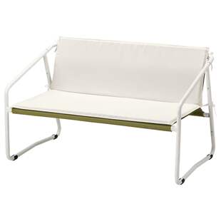 IKEA宜家代购英格马索 双人沙发室内/户外白色 118x69x69 厘米
