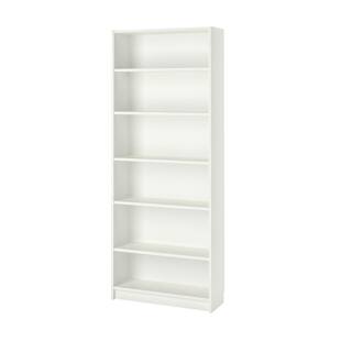 白色 IKEA宜家代购 毕利 书架 厘米书籍整理架置物架 80x28x202