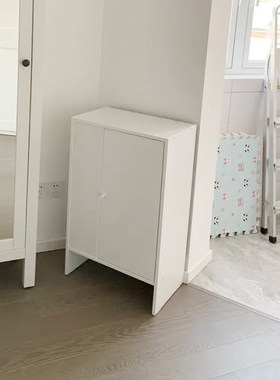 IKEA宜家巴格布带门单柜 白色50x30x80厘米家用储物柜客厅收纳柜
