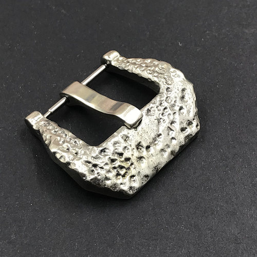 白铜陨石坑手表扣头手工表扣针扣