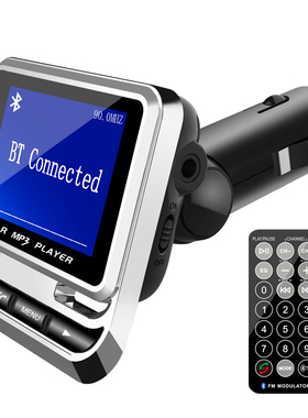 汇众诺车载mp3蓝牙多功能大屏幕带遥控高音质fm12b汽车点烟器mp3