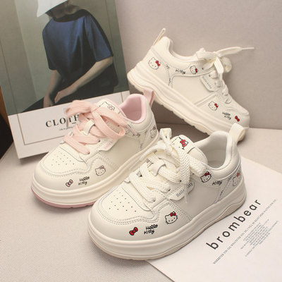 儿童运动鞋女童板鞋韩版百搭卡通