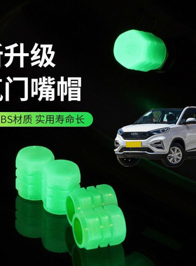 适用哪吒N01 V U S夜光气嘴帽汽车气门嘴帽真空胎发光气门芯盖