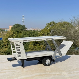 散货 1:32牵引车双层运输拖挂 汽车模型改装配件