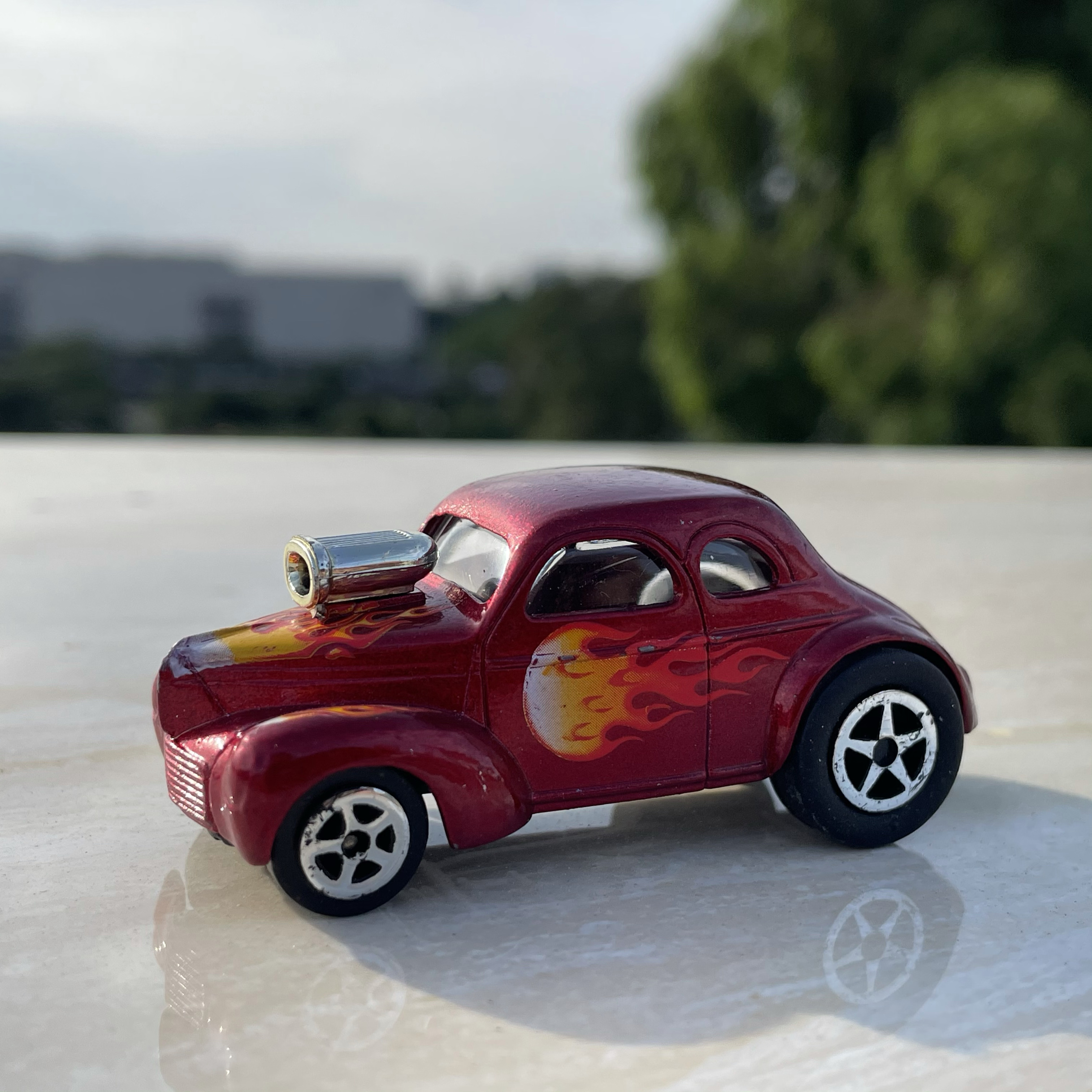 散货漆面有划痕掉漆1:64威利斯老爷车 合金汽车模型