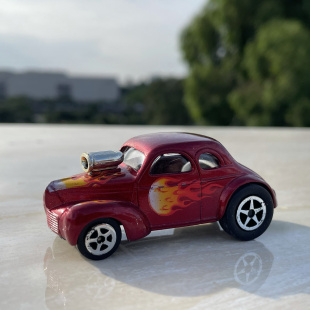 散货漆面有划痕掉漆1:64威利斯老爷车 合金汽车模型