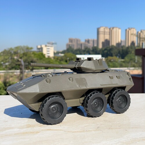 散货 装甲车模型 军事模型场景摆件塑料